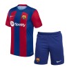 Maillot de Supporter FC Barcelone Domicile 2023-24 Pour Enfant